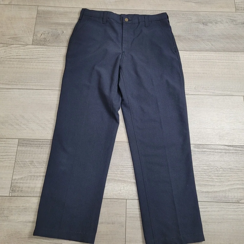🔥Workrite FR Pants Mens 35x31 Navy Nomex‎ Flame Resistant Work CAT 1 NFPA 2112